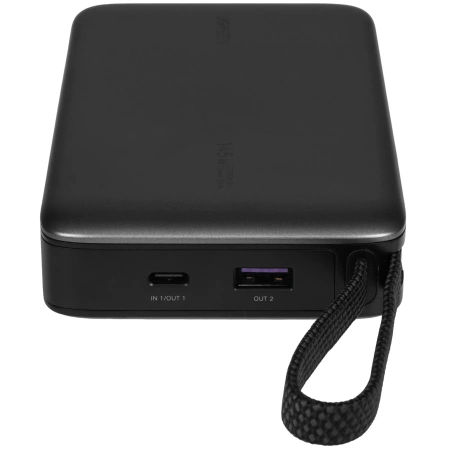 Внешний аккумулятор UGREEN PB551 (55992B) 145W Power Bank 20000mAh USB-C/USB-A со встроенным кабелем USB-C Space Gray