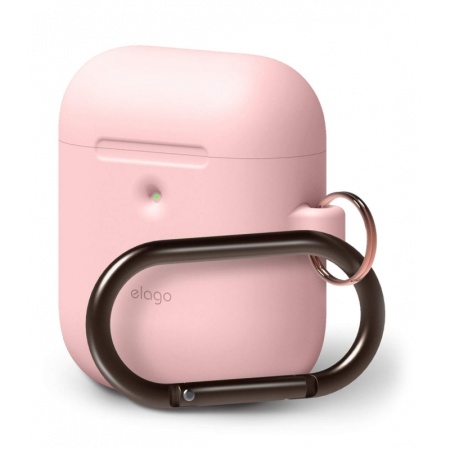 Чехол Elago для AirPods с беспроводной зарядкой Hang Case Pink