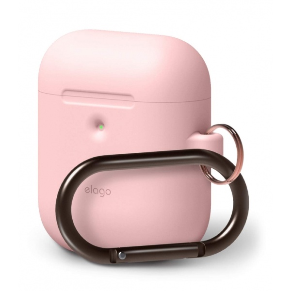 Чехол Elago для AirPods с беспроводной зарядкой Hang Case Pink