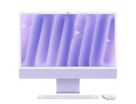 Моноблок Apple iMac 24 Retina 4,5K M4 (10C CPU, 10C GPU) / 16GB / 256GB SSD Purple (Фиолетовый) MWV63