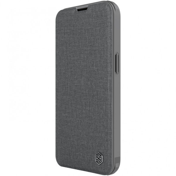 Чехол-книжка Nillkin QIN Pro (Cloth) для iPhone 14 Pro Classical Grey