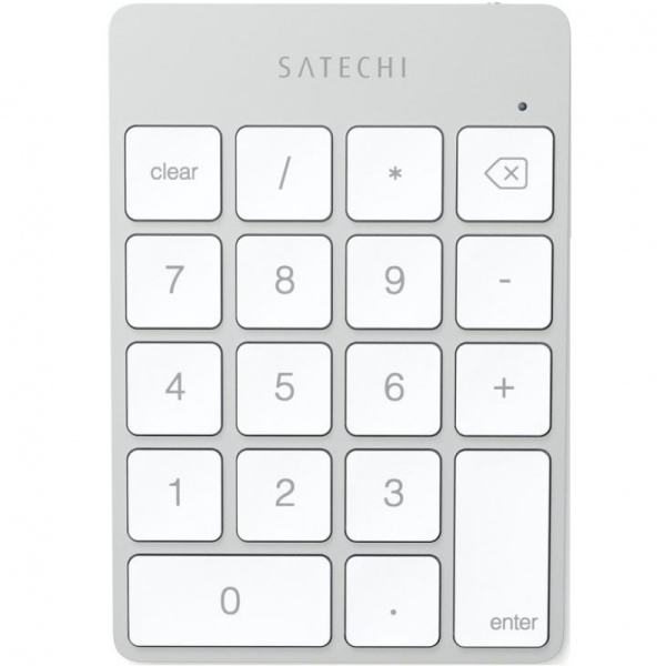 Беспроводной цифровой блок Satechi Aluminum Slim Keypad Numpad Silver