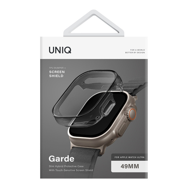 Чехол Uniq Garde для Apple Watch Ultra 49mm Smoke Grey