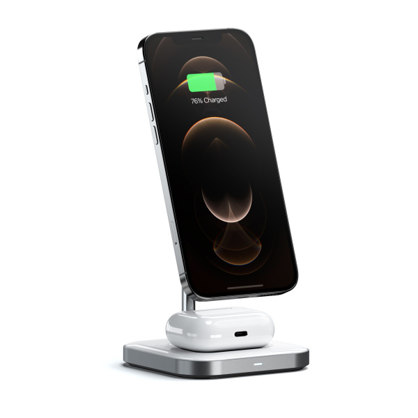 Беспроводная зарядка Satechi Magnetic 2-in-1 Wireless Charging Stand