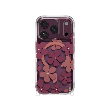 Защитный чехол Uniq COEHL IML MILA (MagSafe) для iPhone 18 Pro Max/17 Pro Max Crimson Bloom