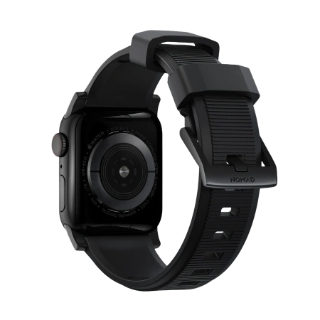 Ремешок Nomad Rugged Strap для Apple Watch 49/45/44/42mm Black / Black Hardware