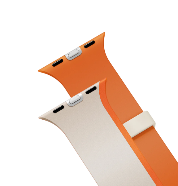 Ремешок Uniq для Apple Watch 44/45/46/49mm Revix IV Reversible Magnetic Clay / Volt Orange
