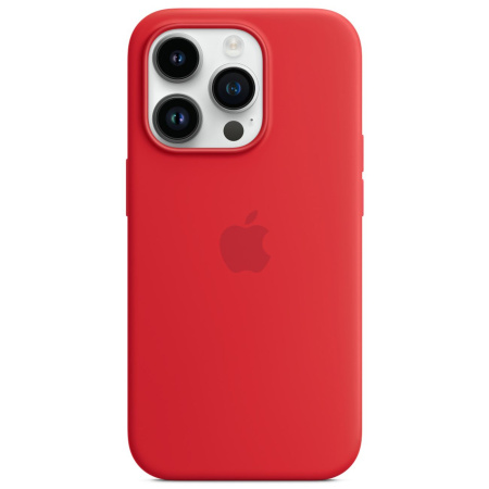 Чехол Apple iPhone 14 Pro Silicone Case with MagSafe (PRODUCT)RED