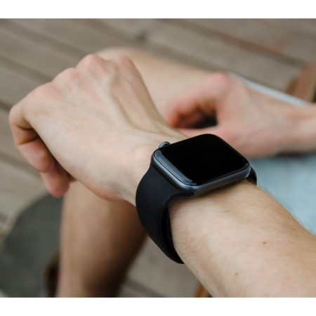 Ремешок Lyambda Altair для Apple Watch 42-45 мм Black