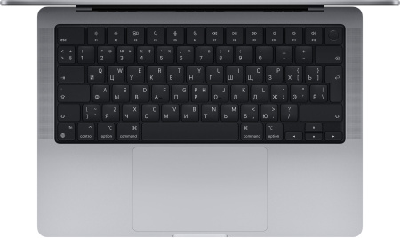 Ноутбук Apple MacBook Pro 14"  M1 Pro (10-core CPU, 16-core GPU) /RAM 16GB / SSD 1TB Space Gray (Серый космос) MKGQ3