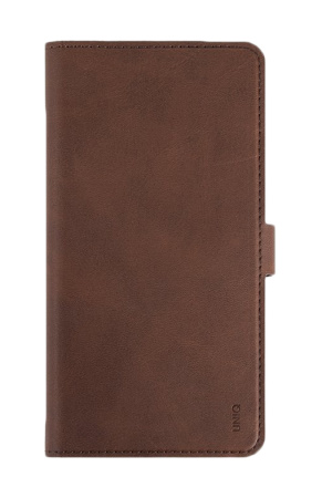 Чехол-книжка для iPhone 14 Uniq Journa Heritage Brown
