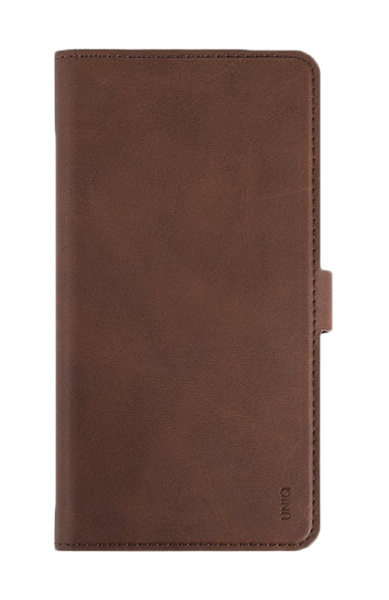 Чехол-книжка для iPhone 14 Pro Max Uniq Journa Heritage Brown