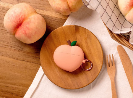 Чехол Elago Peach Silicone Hang Сase для AirPods 3 (2021) Peach