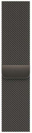Часы Apple Watch Series 8 41mm Graphite Stainless Steel Case with Graphite Milanese Loop (GPS+Cellular), размер ремешка: S/M + M/L