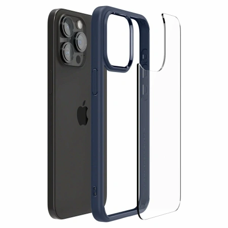 Защитный чехол Spigen Ultra Hybrid для iPhone 15 Pro Navy Blue