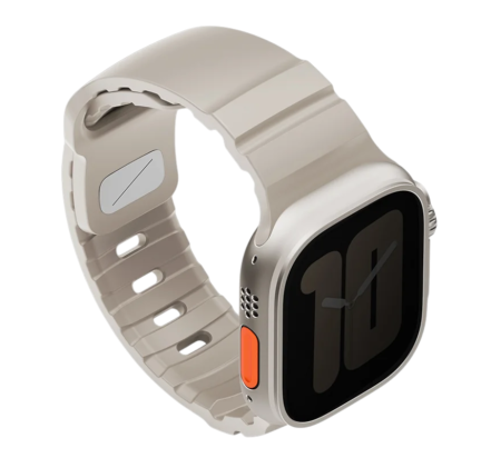 Ремешок Uniq для Apple Watch 44/45/46/49mm Alton Waterproof Silicone Light Sand