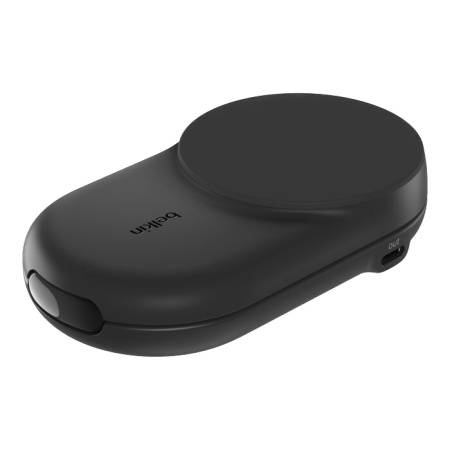 Беспроводное зарядное устройство Belkin UltraCharge 2-in-1 Foldable Magnetic 25W Qi2 Wireless charger (Round) Черный
