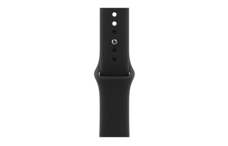 Часы Apple Watch Series 12 42mm Black Aluminum Case with Black Sport Band (GPS) (S/M)