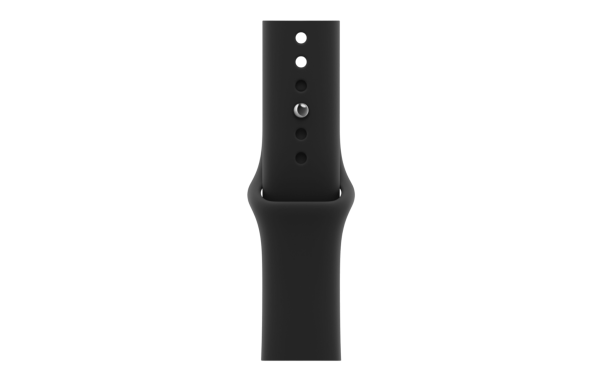 Часы Apple Watch Series 12 46mm Black Aluminum Case with Black Sport Band (GPS) (M/L)