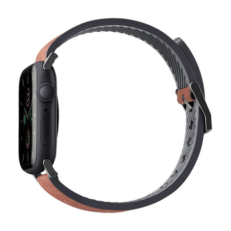 Ремешок для Apple Watch 49/46/45/44 mm Uniq Straden Waterproof Leather/Silicone Brown