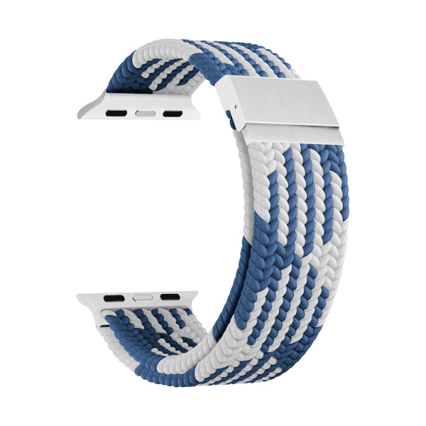 Ремешок Lyambda Pleione для Apple Watch 38-41 мм Blue/White