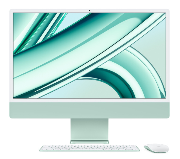 Кастомный Моноблок Apple iMac 24  Retina 4,5K M3 (8C CPU, 10C GPU) / 16GB / 256GB SSD Green (Зеленый) Z19H0001P