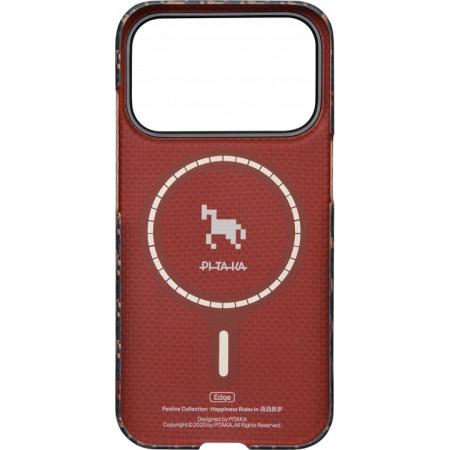 Защитный чехол Pitaka Happiness Rides Edge для iPhone 17 Pro Max Ebon Kylin