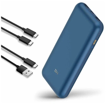 Внешний аккумулятор Xiaomi Mi ZMI 10 PRO 20000 mAh 65W QC 3.0, PD 3.0 Dark Blue Внешний аккумулятор Xiaomi Mi ZMI 10 PRO 20000 mAh 65W QC 3.0, PD 3.0 Dark Blue