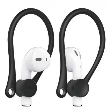 Держатель Elago для AirPods EarHook Black