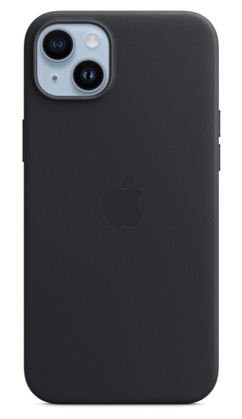 Чехол Apple iPhone 14 Plus Leather Case with MagSafe Midnight