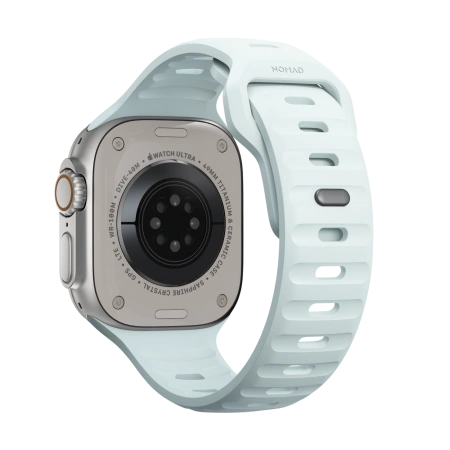 Ремешок Nomad Sport Strap для Apple Watch 49/45/44/42mm Ice Blue Glow