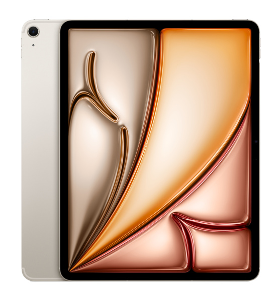 Планшет Apple iPad Air 13 (2024) Wi-Fi + Cellular 512GB Starlight (Сияющая звезда)