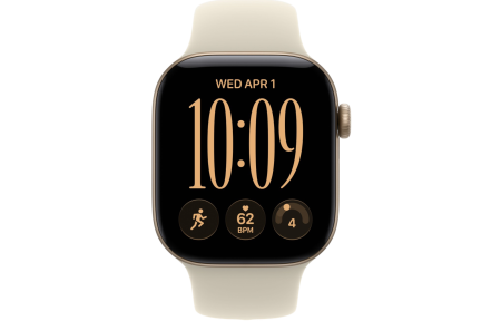 Часы Apple Watch Series 12 42mm Light Gold Aluminum Case with Sand Sport Band (GPS) (M/L)