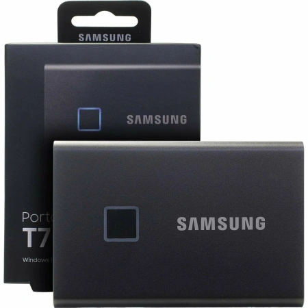 Внешний SSD Samsung T7 Touch 1ТБ USB Type-C 3.2 Black