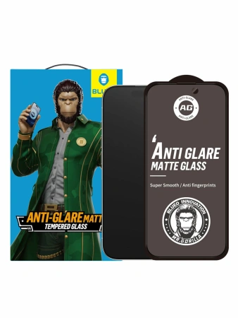 Защитное стекло BlueO для iPhone 15 Pro Anti-glare Matte Anti-Static Matte Black