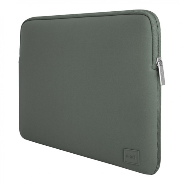 Защитный чехол Uniq Cyprus Neoprene для MacBook Pro 14 и Pro 13 Pewter Green