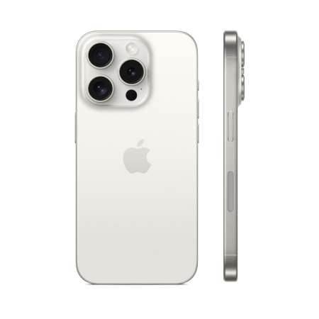 Смартфон Apple iPhone 15 Pro 128GB White Titanium (Белый титан) nanoSIM + eSIM