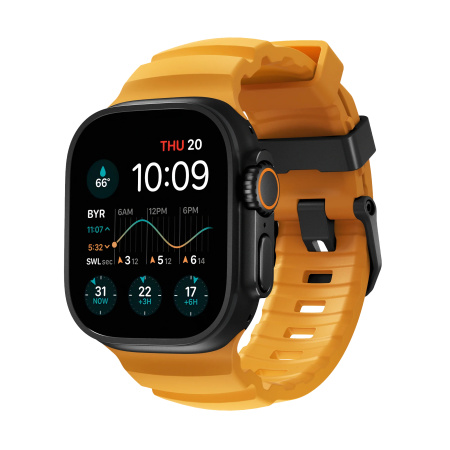 Ремешок Nomad Rocky Point Band для Apple Watch 49/45/44/42mm Sol / Black Hardware