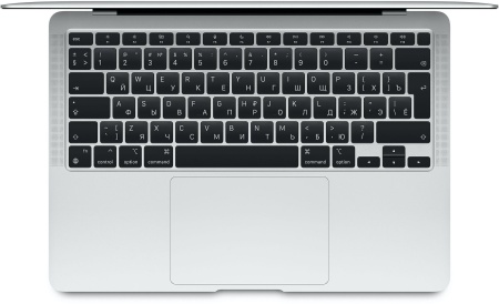 Ноутбук Apple MacBook Air 13  M1 (8-core CPU / 7-core GPU) / RAM 8GB / SSD 256GB Silver (Серебристый) MGN93