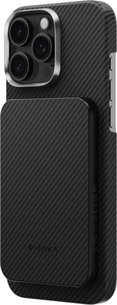 Внешний аккумулятор Pitaka Power Bank Qi2 Black
