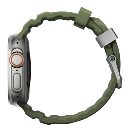 Ремешок Nomad Rocky Point Band для Apple Watch 49/45/44/42mm Forest / Natural Hardware