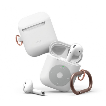 Чехол Elago для AirPods AW6 Music Player Hang Case White