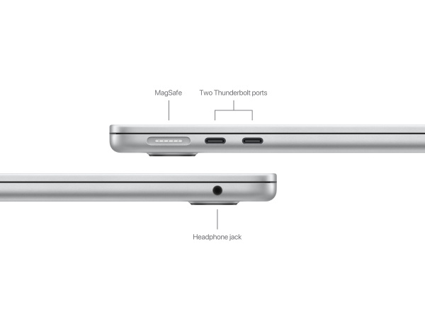 Кастомный Apple MacBook Air 13  M3 (8-core CPU, 10-core GPU) / RAM 24GB / SSD 2TB Silver (Серебристый) 35W Z1HY00003