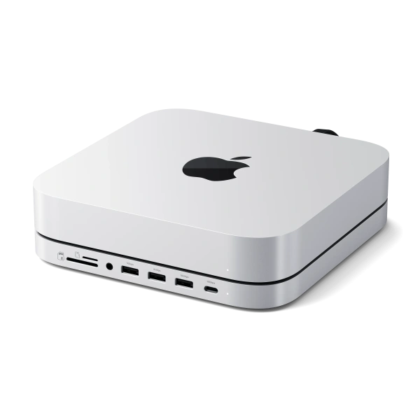 Док-станция Satechi Stand & Hub For Mac Mini / Studio With NVMe SSD Enclosure Silver