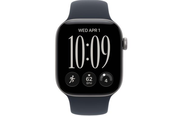 Часы Apple Watch Series 12 42mm Space Gray Aluminum Case with Navy Blue Sport Band (GPS)