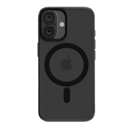 Защитный чехол AceCase Crystal Shield Black для iPhone 16