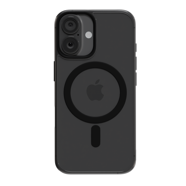 Защитный чехол AceCase Crystal Shield Black для iPhone 16