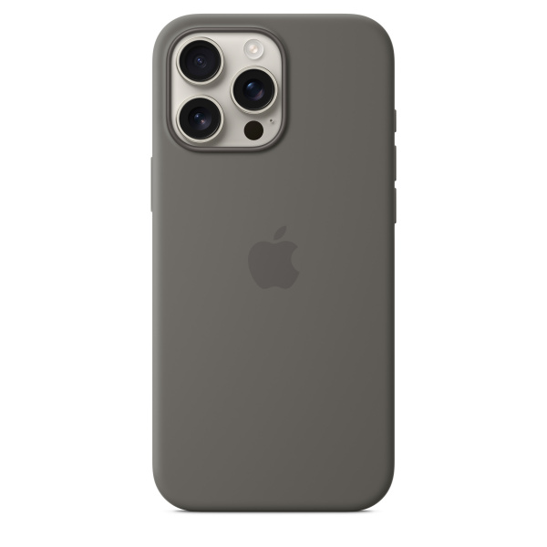 Чехол Apple iPhone 16 Pro Max Silicone Case with MagSafe Stone Gray