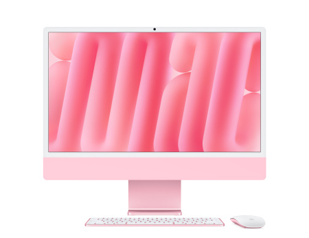 Моноблок Apple iMac 24  Retina 4,5K M4 (8C CPU, 8C GPU) / 16GB / 256GB SSD Pink (Розовый) MWUG3