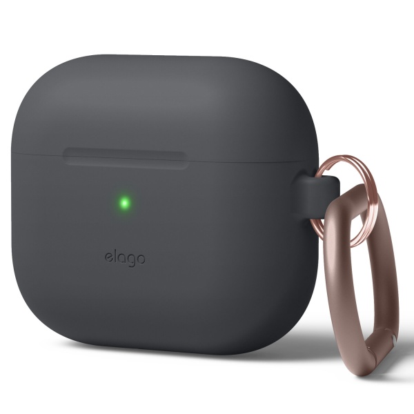 Чехол Elago для AirPods 3 (2021) Silicone Hang Case Dark Grey